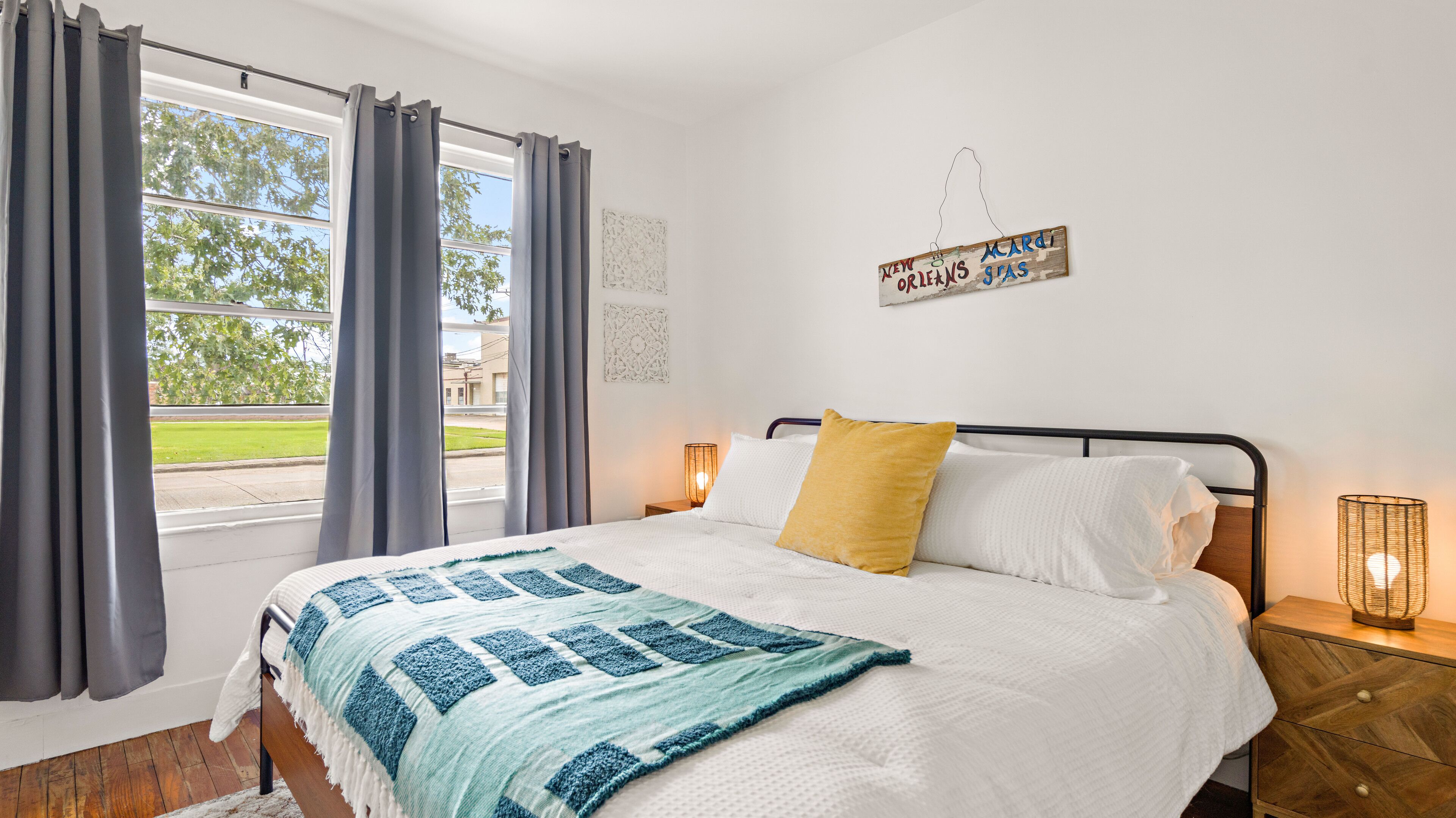 2 bedrooms, iron/ironing board, travel crib, free WiFi