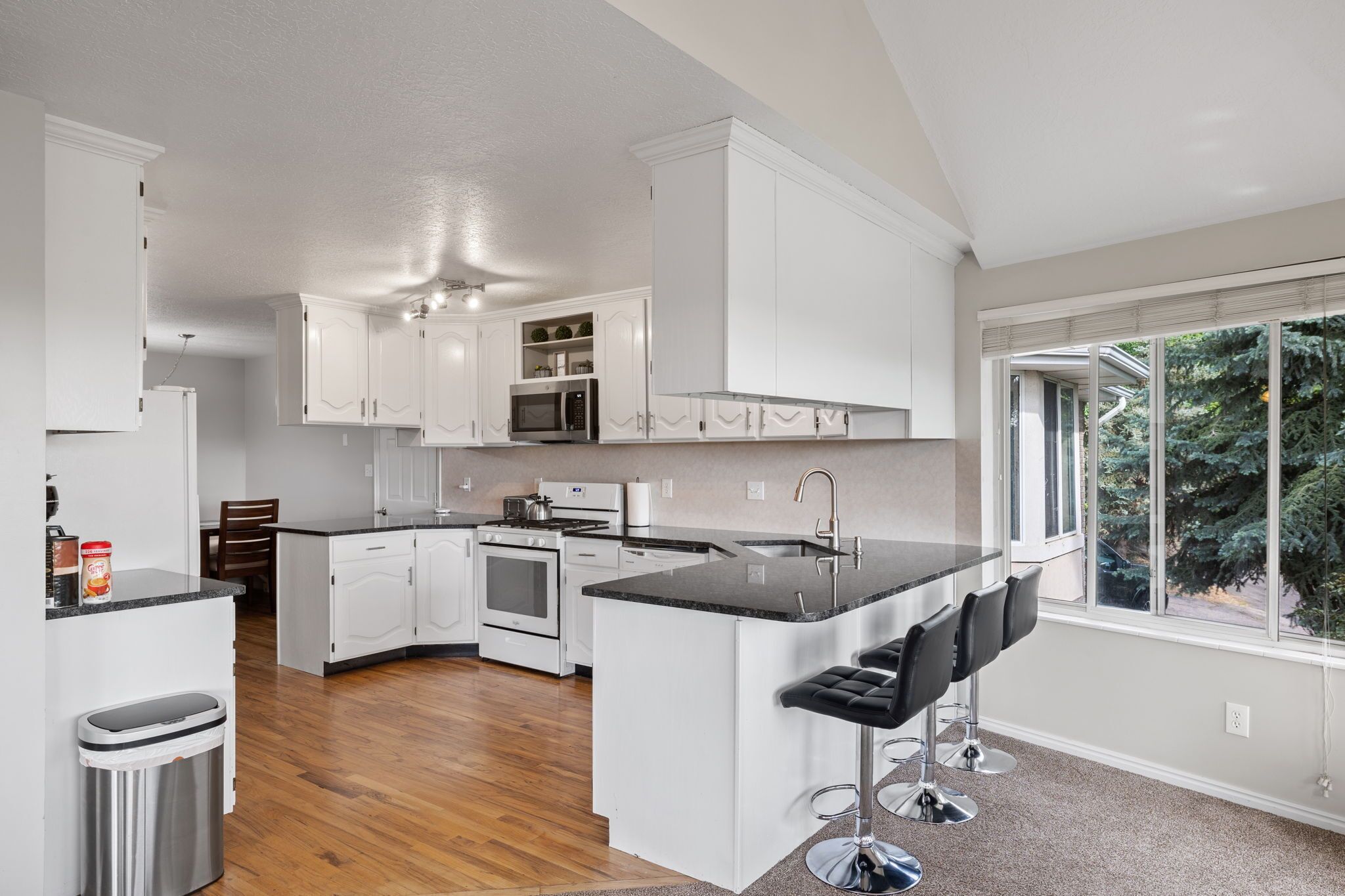 Waffle maker, dining tables