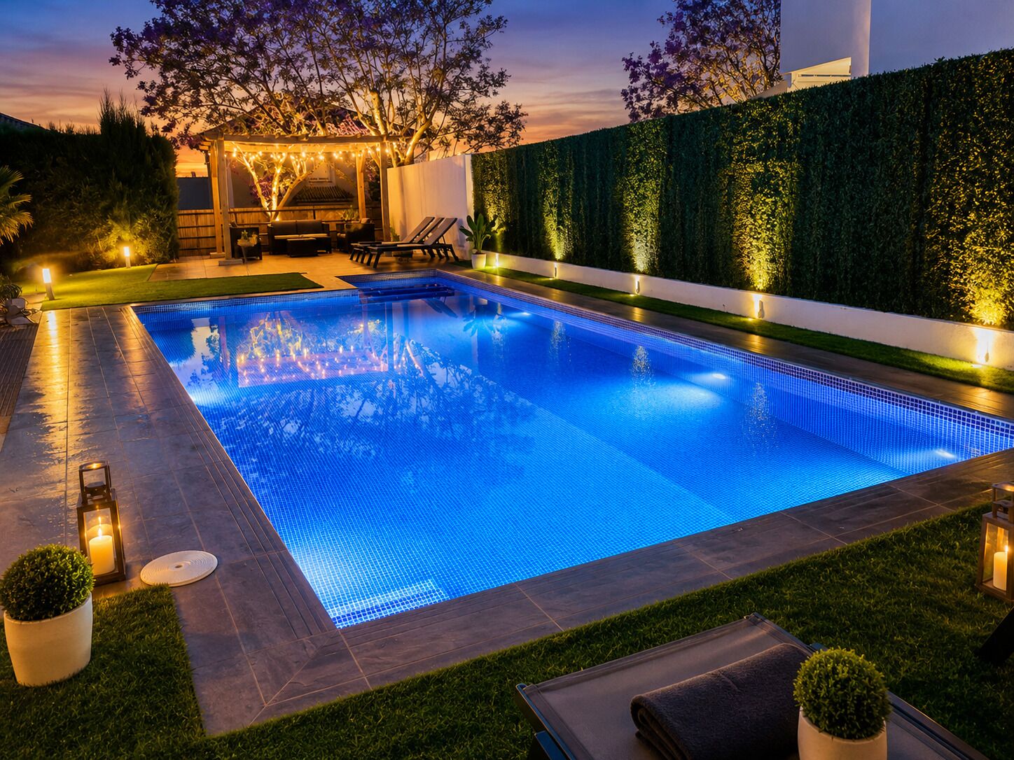 Piscine chauffée