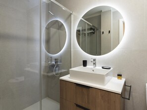 Shower, hair dryer, towels - Vivelorural Agaete 2E: infinity pool & great views (Agaete)