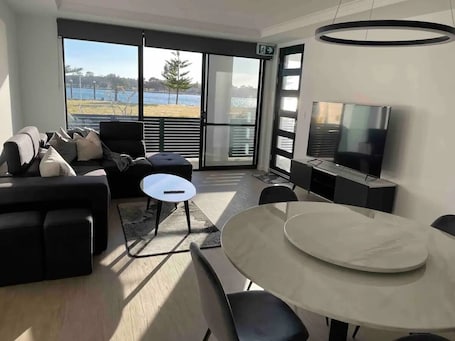 Living area. New ground floor 2 bed/2 bath Apartment Marina