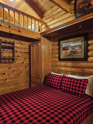 Chalet rustique | 1 chambre, literie fournie