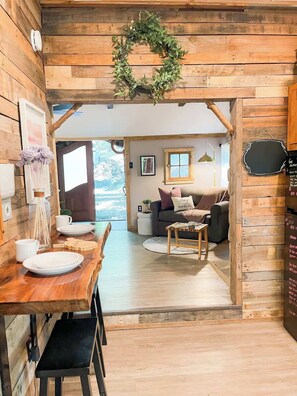 Fireplace, offices - The Sanctuary (Great Cacapon)