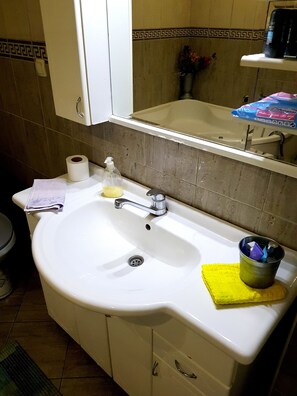 Jetted bath, hair dryer, towels, soap - 220m² Centre Penthouse Amazing Balcony Great Price (Beograd)