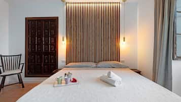 4 makuuhuonetta, silitysrauta/-lauta, ilmainen Wi-Fi, vuodevaatteet