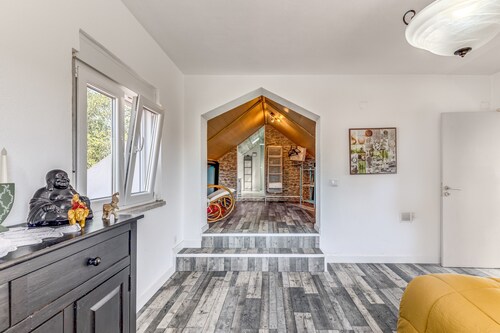 Maison de campagne "O Mundo Da Lua - Casa Este" avec jardin partagé et Wi-Fi