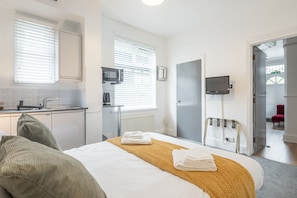 1 soverom, strykejern/-brett, wi-fi og sengetøy