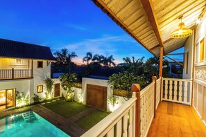 Villa Deluxe, 6 habitaciones, alberca privada | Balcón