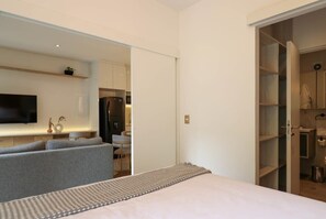 1 Schlafzimmer, Schreibtisch, Bügeleisen/Bügelbrett, WLAN