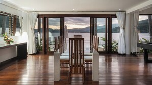 Luxury Villa, 5 Bedrooms, Private Pool, Ocean View | Dining room - Villa Blanca by Alfred in Bali (Manggis)