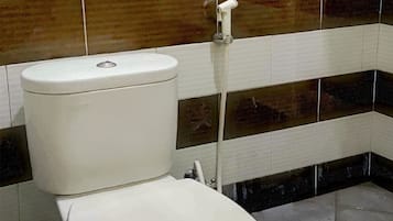 Douche, serviettes fournies