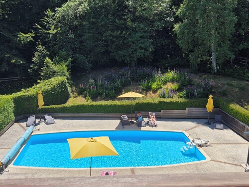 Appartement familial au pied des pistes - Piscine été