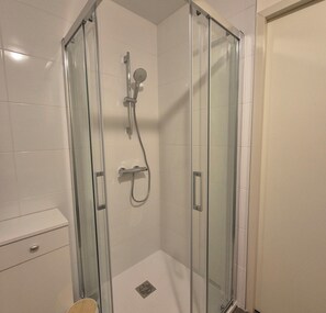 Shower, hair dryer