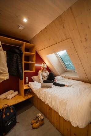 Refuge double avec vue extérieur | Free WiFi, bed sheets