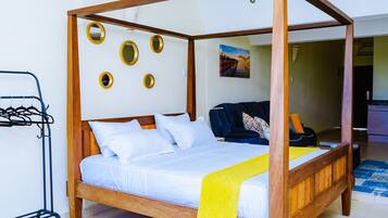 1 chambre, fer et planche Ă repasser, Wi-Fi, draps fournis