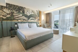 Presidential Apartment, Non Smoking, Sea View | Premium bedding, memory foam beds, in-room safe, desk