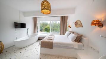 Ropa de cama de alta calidad, minibar, wifi gratis y ropa de cama