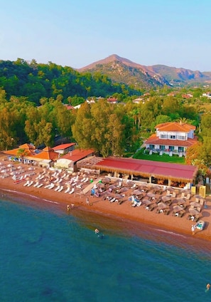 Pantai persendirian, pengangkutan ulang-alik pantai, bar pantai 