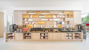 Daily buffet breakfast (EUR 12.50 per person)