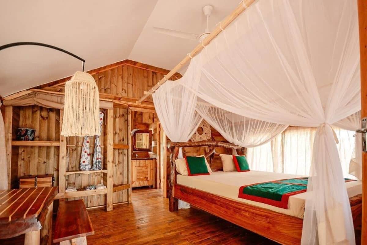 1 habitación y ropa de cama