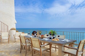 Vue sur la plage/l’océan