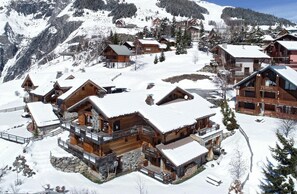 Exterior - Chalet, 300m from ski slopes, hammam, balcony, fireplace or stove, parking, tv, 271m², Les 2 Alpes (Les Deux Alpes)