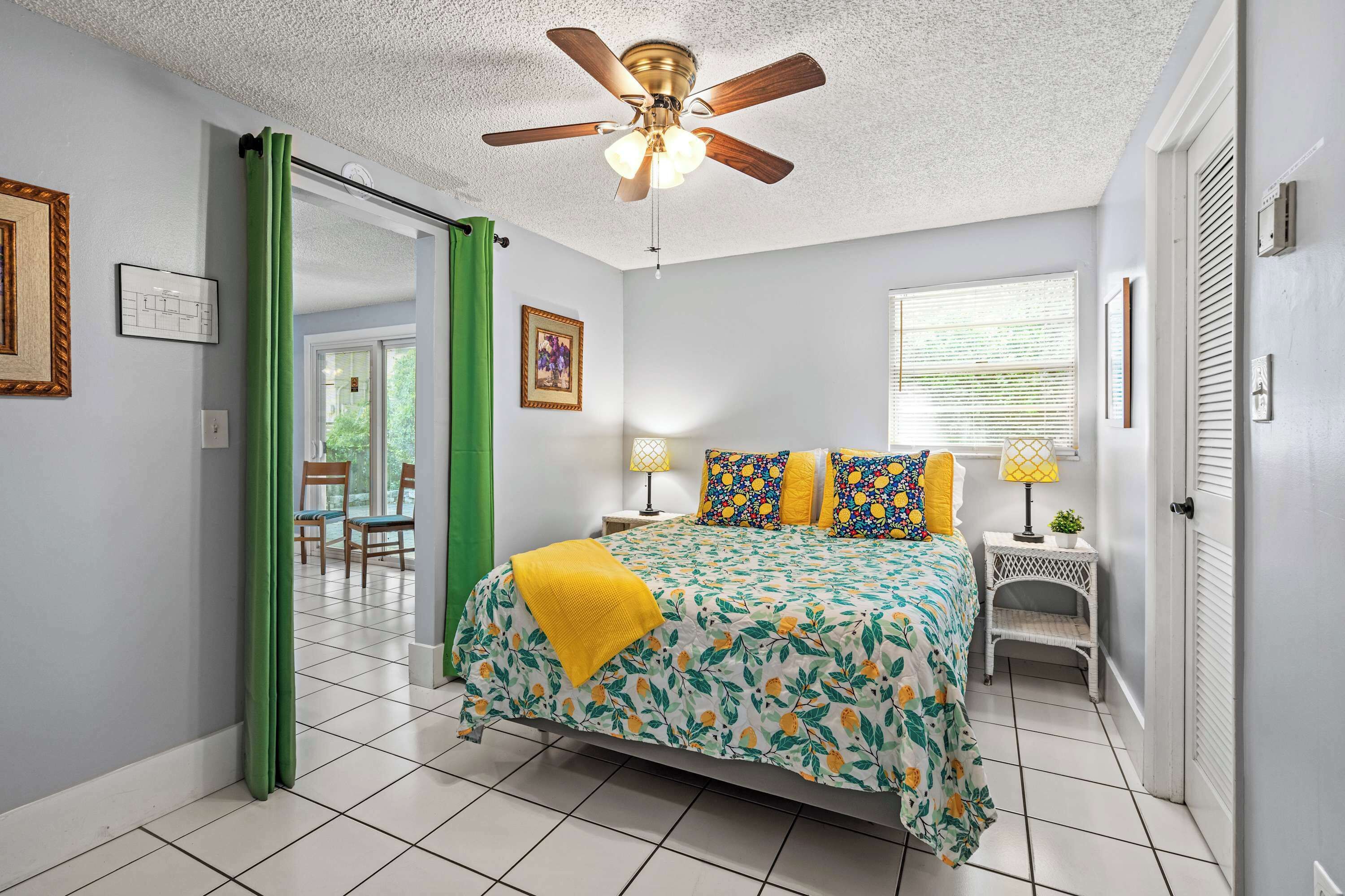 1 bedroom, travel crib, free WiFi, bed sheets