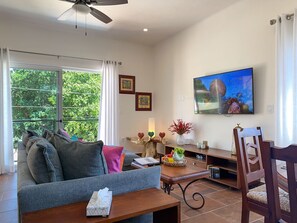 Smart TV, video library, offices