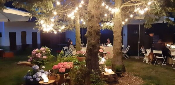 Udendørs spisemuligheder