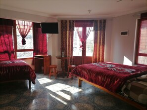 غرفة فردية - عدة أسرّة | أغطية فراش متميزة وألحفة محشوة بالريش وخزنة داخل الغرفة وواي فاي مجانًا