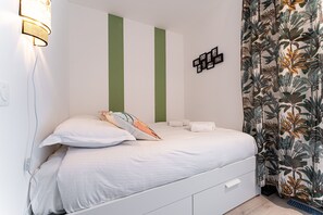 1 Schlafzimmer, Bügeleisen/Bügelbrett, kostenloses WLAN, Bettwäsche