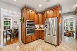 Private kitchen - Huge Asheville home with movie theater, fire pit, hot tub, game room! (Fletcher)
