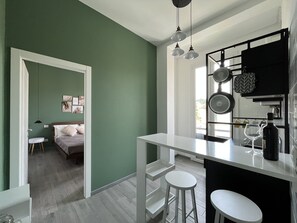 1 Schlafzimmer, Bügeleisen/Bügelbrett, kostenloses WLAN, Bettwäsche