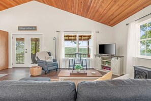 Télévision, cheminée