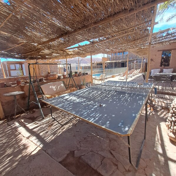 Familien-Ferienhütte | Terrasse/Patio