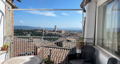 Bright penthouse with secluded panoramic terrace only 200 mt from the cathedral