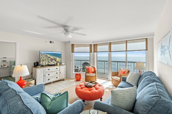 Smart TV - Stunning Sunrise Pointe 6A - 4 Bedrooms - Oceanfront (North Myrtle Beach)