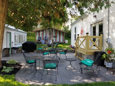 Spacious yet cozy, newly remodeled home steps away from the Surf Ballroom.