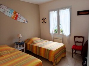 2 chambres, fer et planche à repasser, Wi-Fi