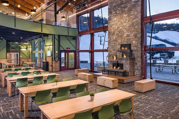 Our favorite Après-ski spot is inside the Carinthia Base Lodge. *Ski season only