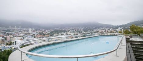 Kolam renang terbuka bermusim