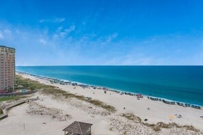 Vlak bij het strand