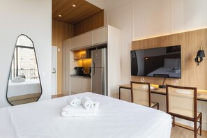 Studio | Een strijkplank/strijkijzer, gratis wifi, beddengoed