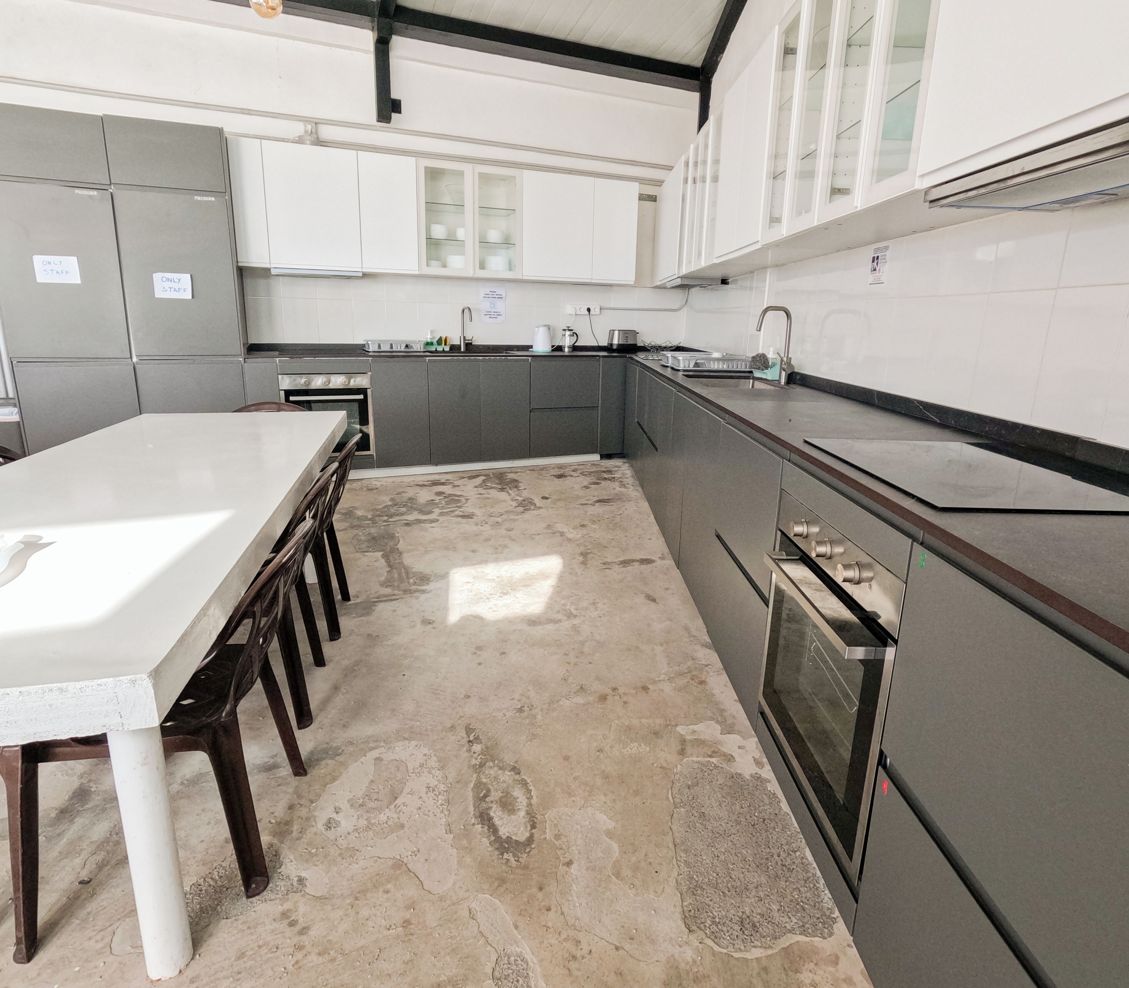 Instalaciones de cocina compartidas