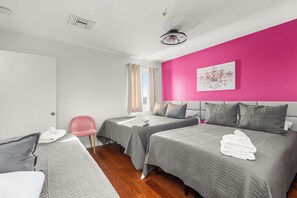2 habitaciones, tabla de planchar con plancha y wifi gratis 