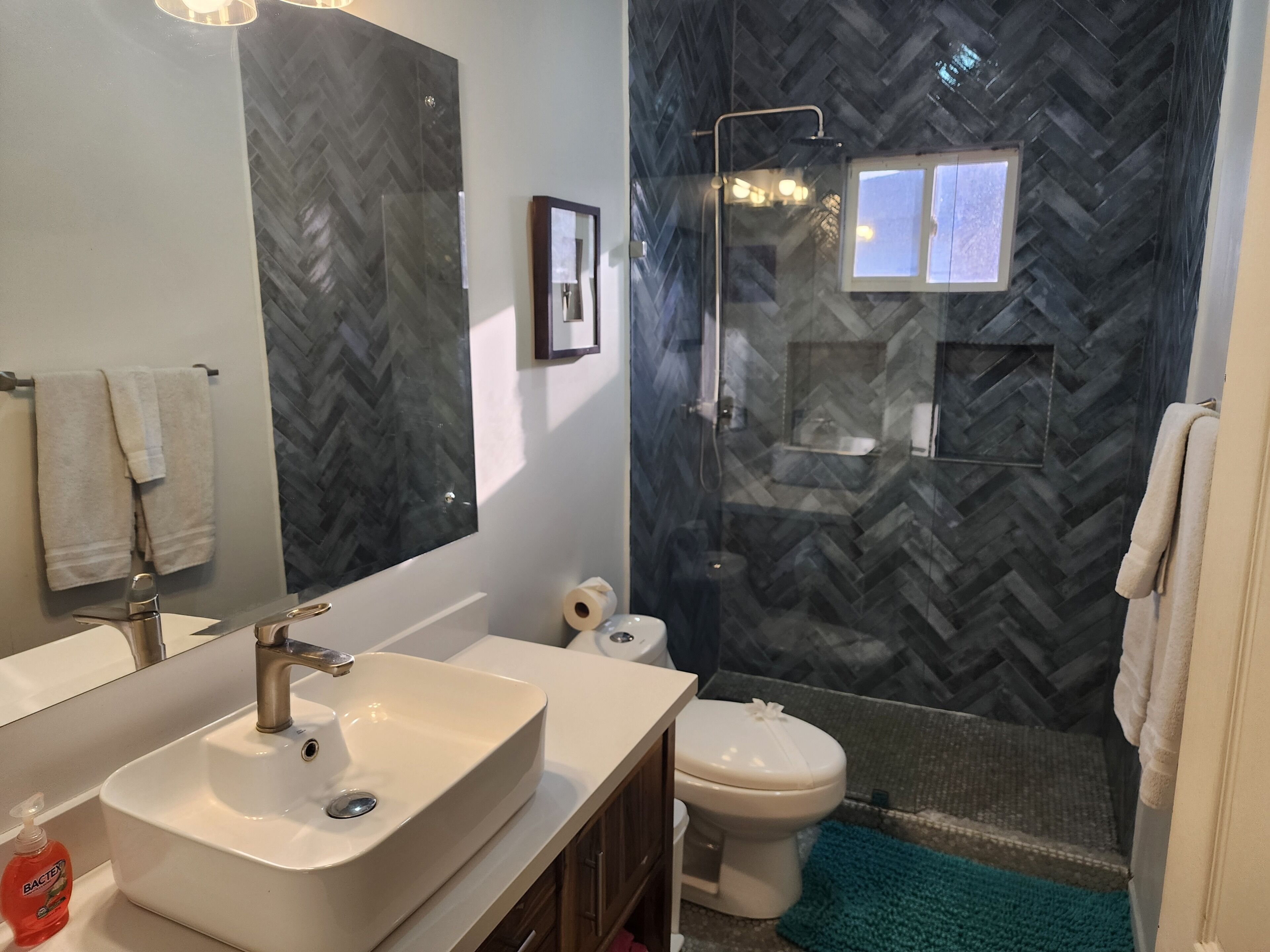 Handdoeken, zeep, toiletpapier