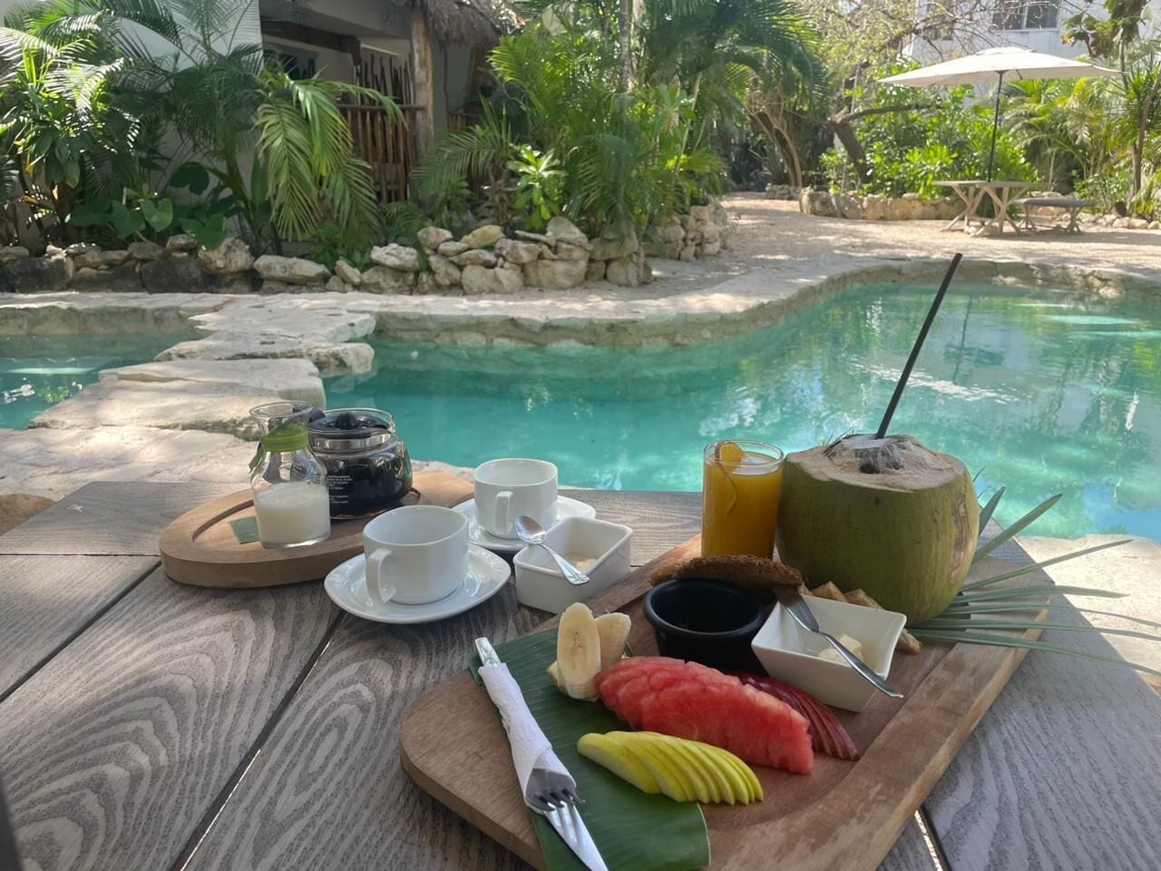 Desayuno inglés (USD 19 por persona) 