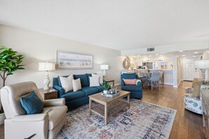 Smart TV, books - Updated Edgewater Beach Resort Condo • Sleeps 6 (Panama City Beach)