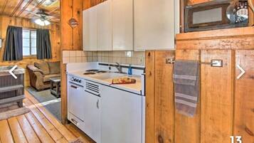 Microwave, oven, stovetop, coffee/tea maker