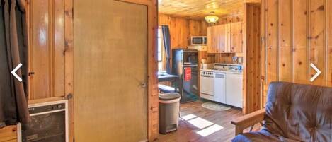 Smart TV, DVD player, books, video library